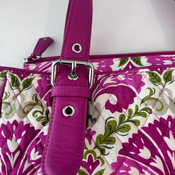 Vera Bradley Buckle Tote Julep Tulip 
Purple Straps NWOT - Picture 5 of 11